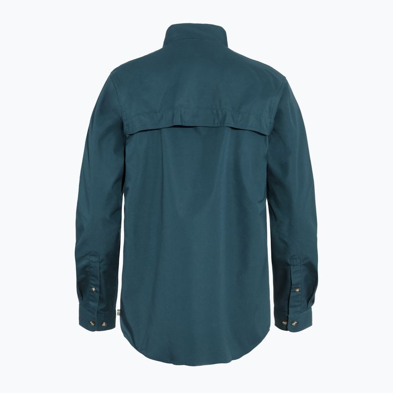 Camicia da trekking Fjällräven Singi da uomo blu montagna 2