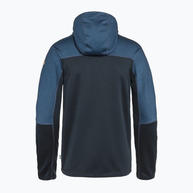 Giacca da trekking da uomo Fjällräven Abisko Trail Fleece blu indaco/marino scuro 2