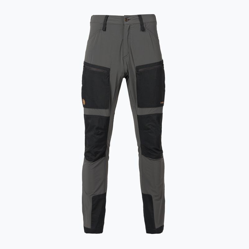 Pantaloni da trekking da uomo Fjällräven Keb Agile basalto/grigio ferro