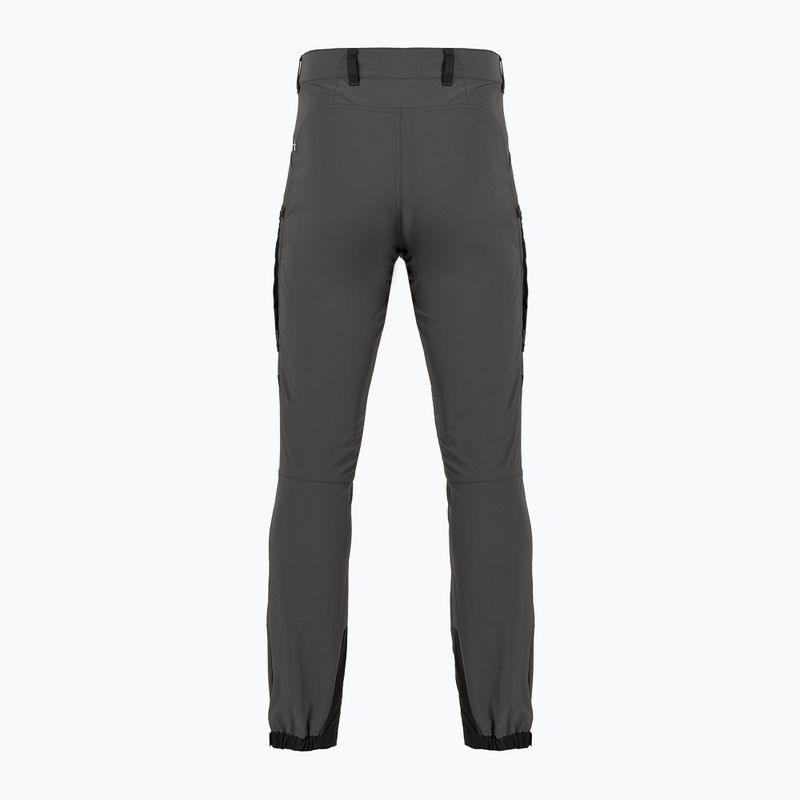 Pantaloni da trekking da uomo Fjällräven Keb Agile basalto/grigio ferro 2