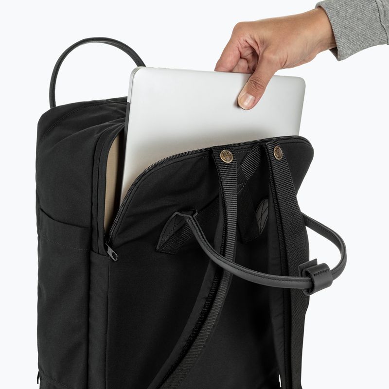 Fjällräven Kanken n. 2 Nero Zaino per laptop 15" 18 l nero 11
