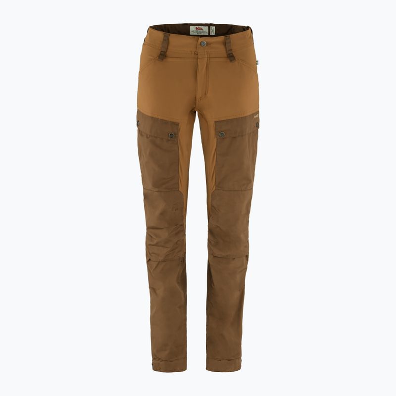 Pantaloni da trekking da donna Fjällräven Keb timber marrone/castano