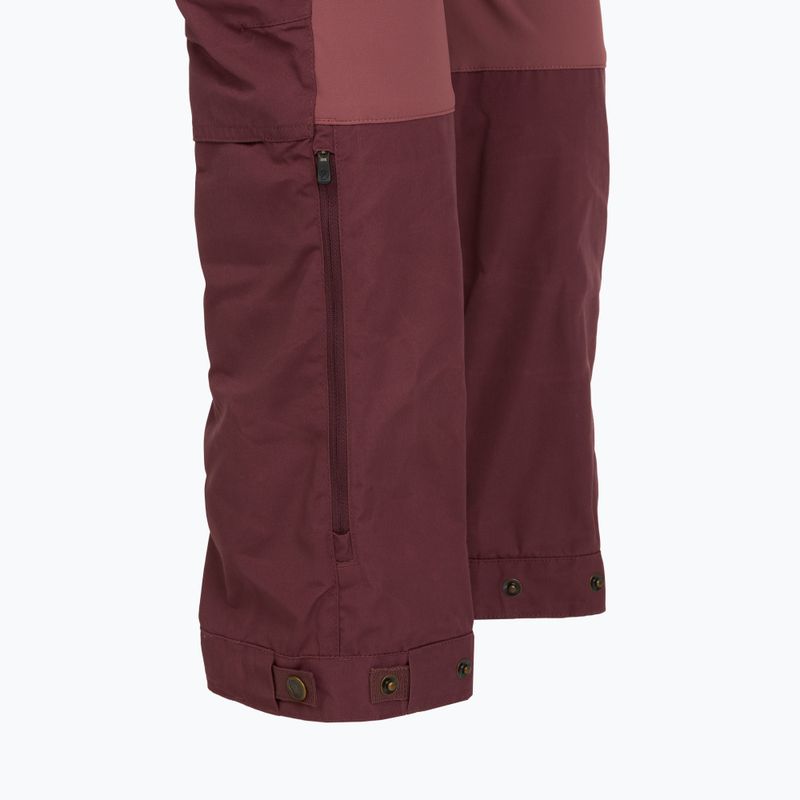 Pantaloni da trekking da donna Fjällräven Keb port/mesa viola 4