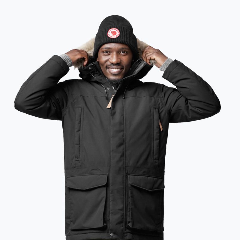 Giacca invernale da uomo Fjällräven Nuuk Lite Parka 550 nero