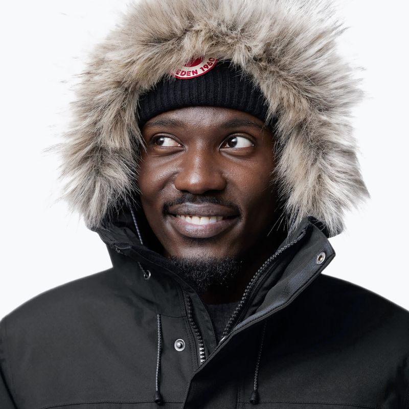 Giacca invernale da uomo Fjällräven Nuuk Lite Parka 550 nero 3