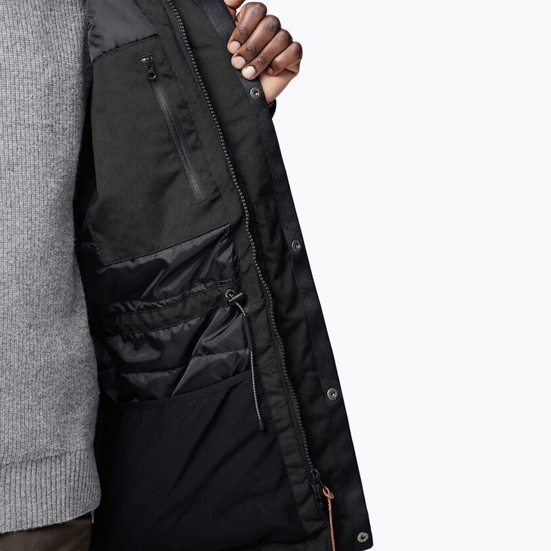 Giacca invernale da uomo Fjällräven Nuuk Lite Parka 550 nero 5
