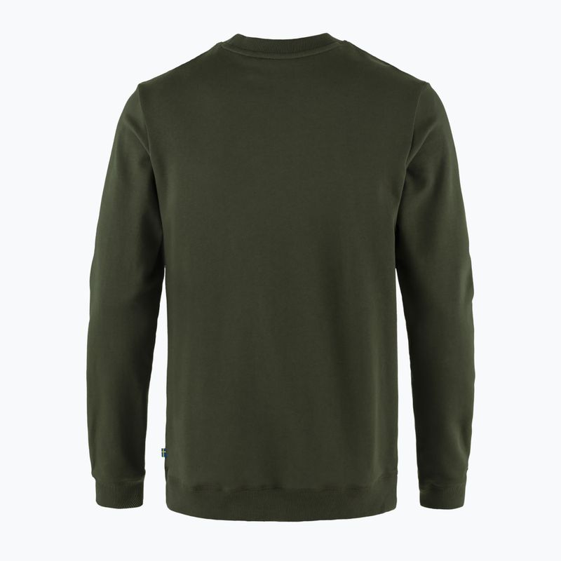 Felpa Fjällräven 1960 Logo Badge Uomo Foresta profonda 2