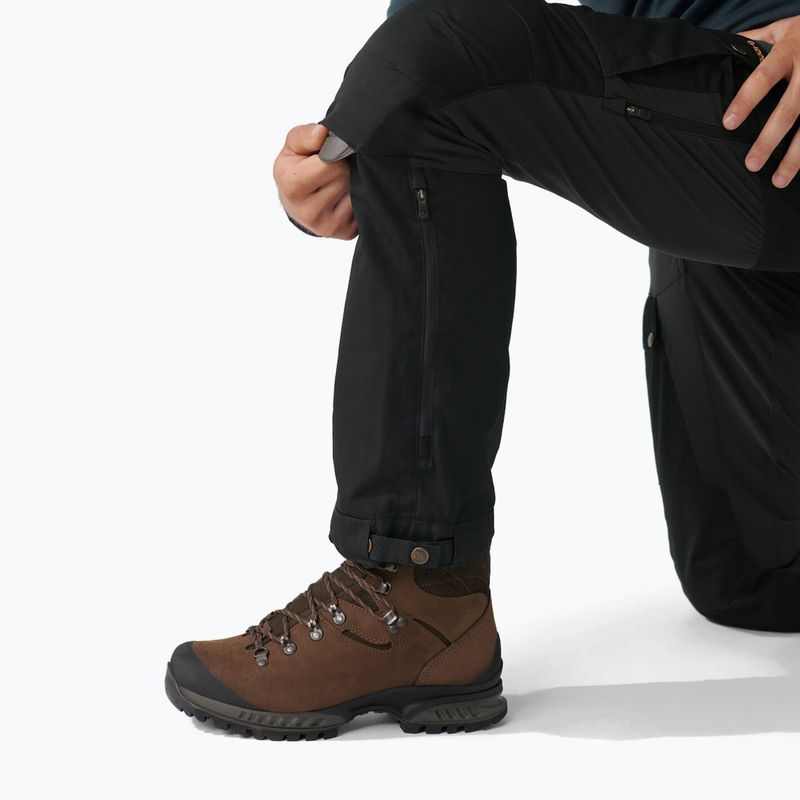 Pantaloni da trekking da uomo Fjällräven Keb Agile 550 nero 5