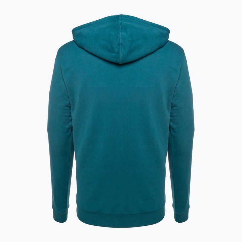 Felpa da trekking uomo Fjällräven Logo Hoodie deep sea 2