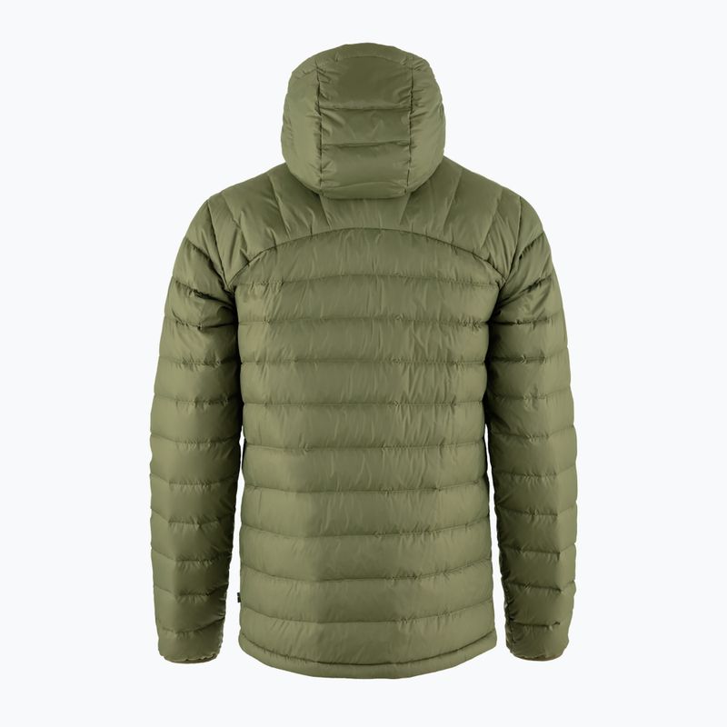 Piumino Fjällräven Expedition Pack Uomo con cappuccio verde/giallo senape 6