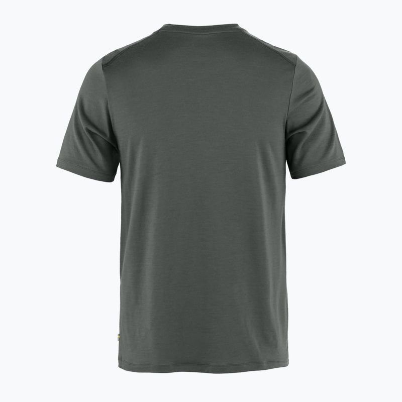 T-shirt uomo Fjällräven Abisko Wool Classic basalt 2