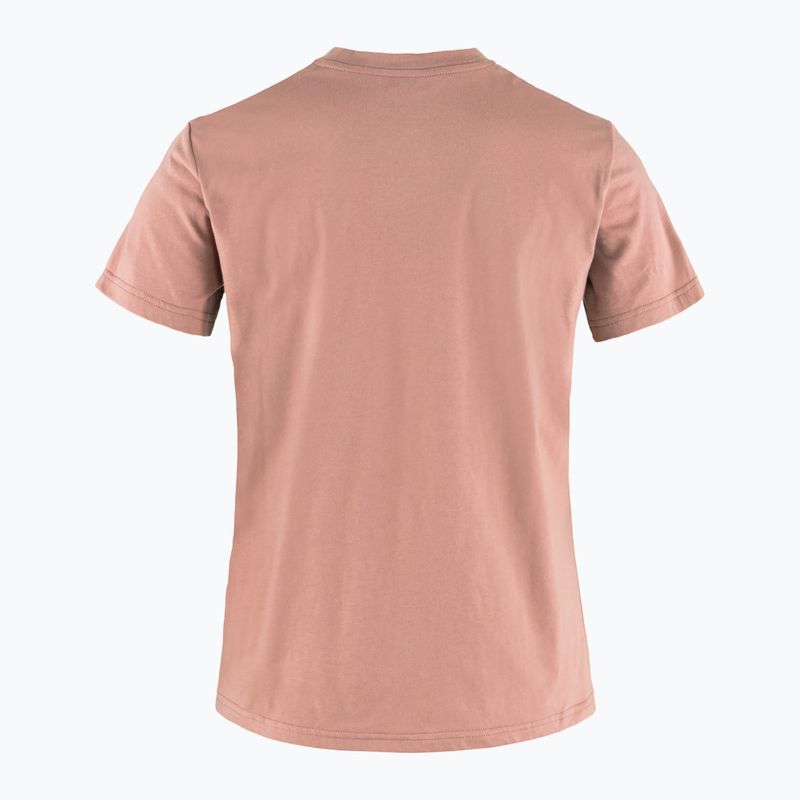 T-shirt trekking donna Fjällräven Fox Boxy Logo dusty rose 2