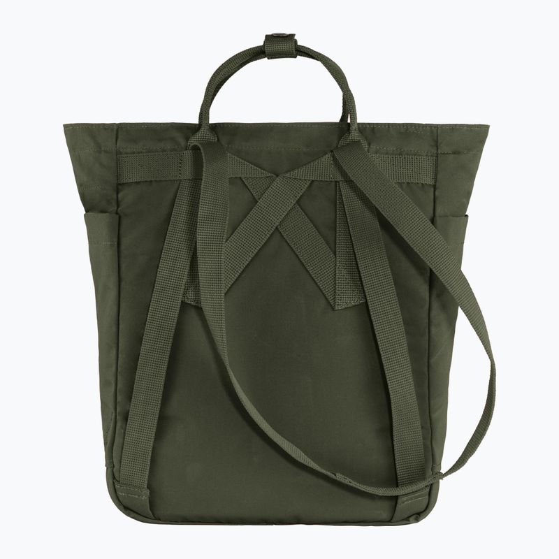 Borsa 2-in-1 Fjällräven Kanken Totepack 14 l deep forest 2