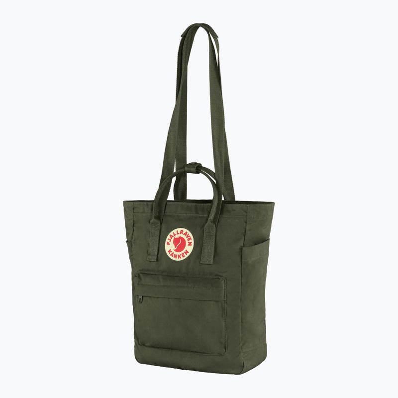 Borsa 2-in-1 Fjällräven Kanken Totepack 14 l deep forest 3