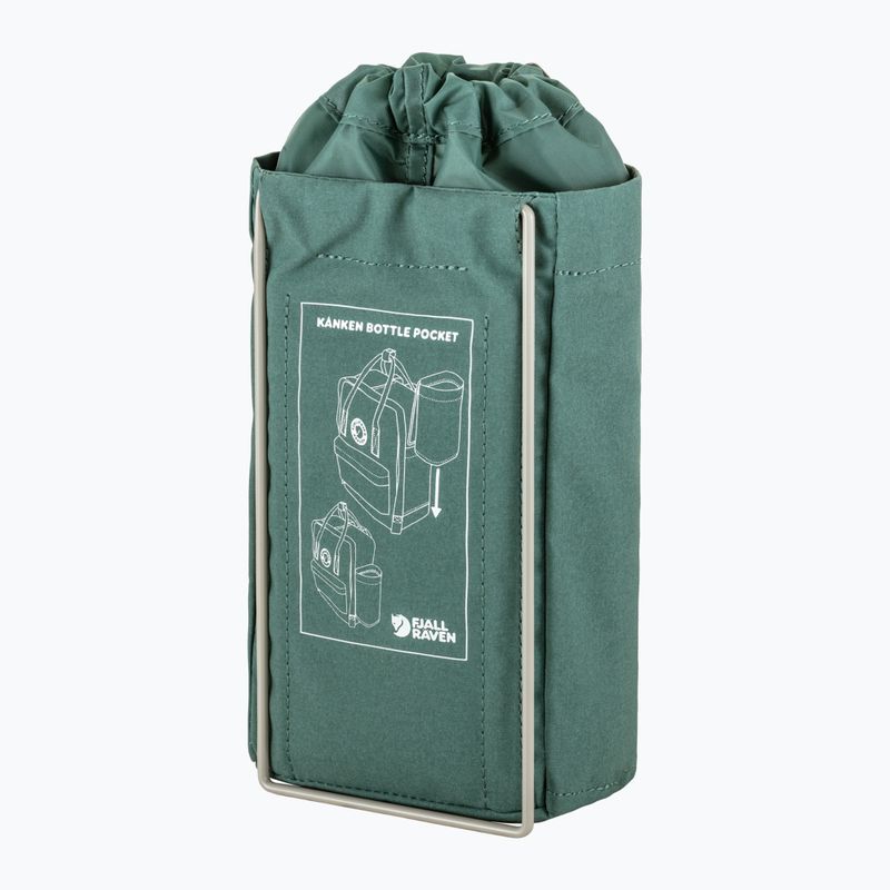 Fjällräven Kanken Bottle Pocket verde ghiaccio 2