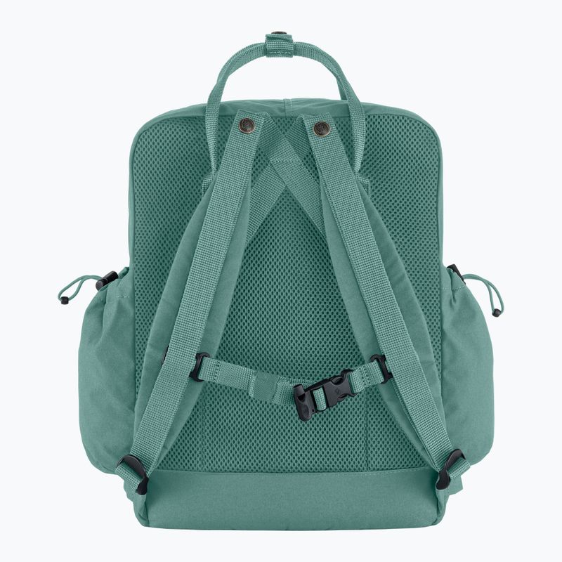 Zaino urbano Fjällräven Kånken Outlong 18 l verde foresta 2