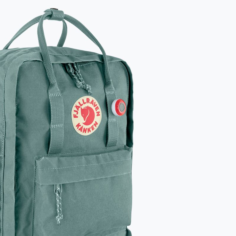 Zaino urbano Fjällräven Kånken Outlong 18 l verde foresta 3