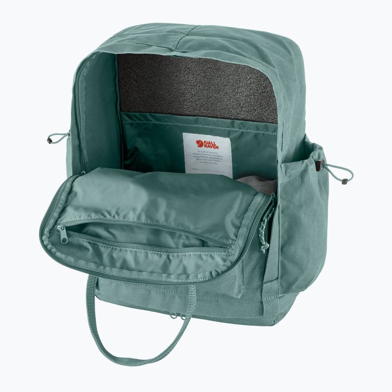 Zaino da città Fjällräven Kånken Outlong 18 l frost green 4