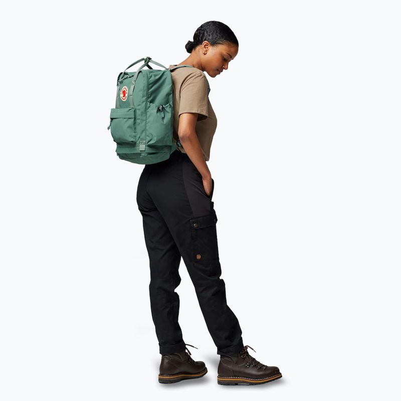Zaino urbano Fjällräven Kånken Outlong 18 l verde foresta 7