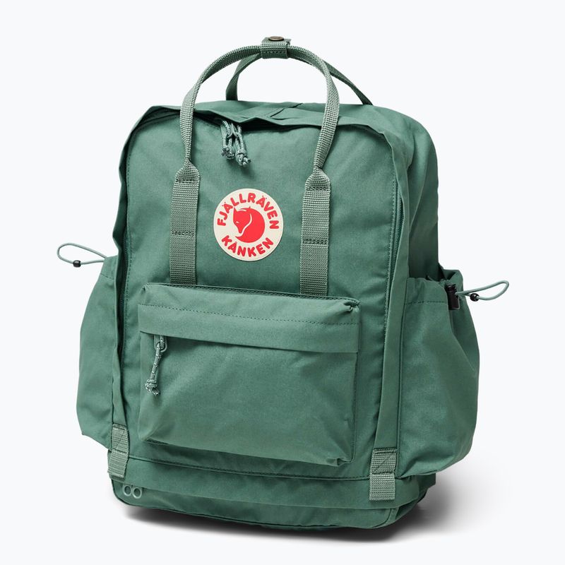 Zaino urbano Fjällräven Kånken Outlong 18 l verde foresta 10