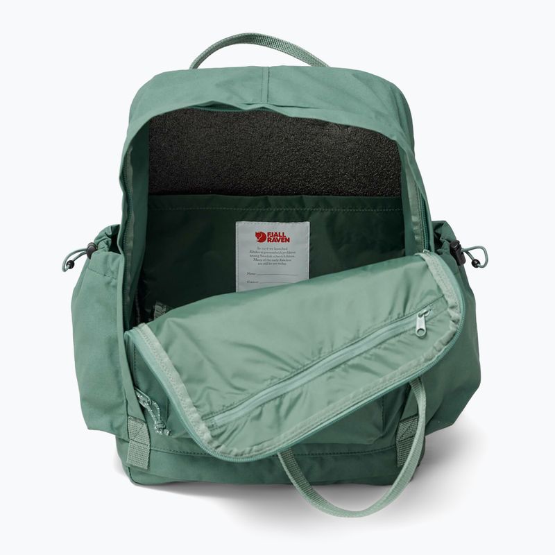 Zaino urbano Fjällräven Kånken Outlong 18 l verde foresta 11