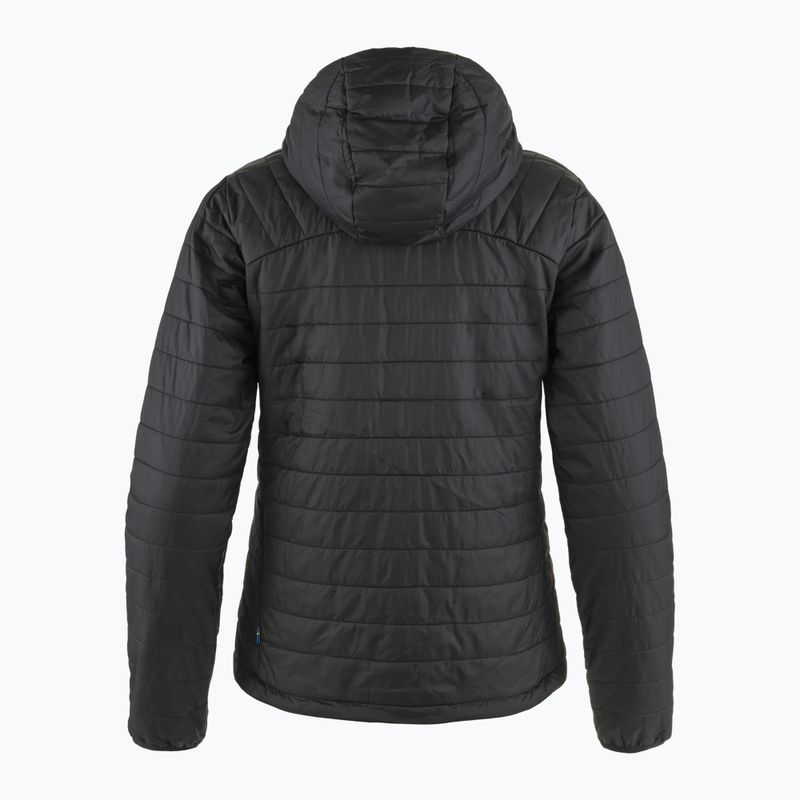 Piumino da donna Fjällräven Expedition X-lätt Hoodie nero 2