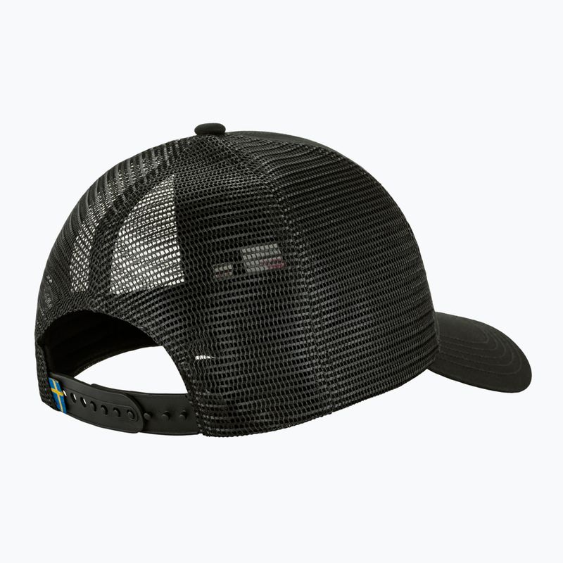 Cappello da baseball Fjällräven Långtradarkeps nero 2