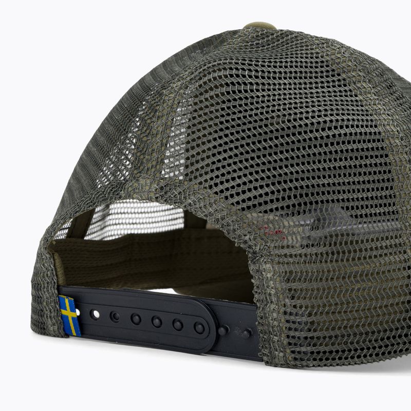 Cappello da baseball verde Fjällräven Långtradarkeps 4