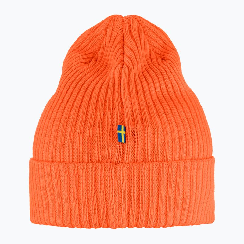 Cappello invernale Fjällräven Rib Hat safety orange 3