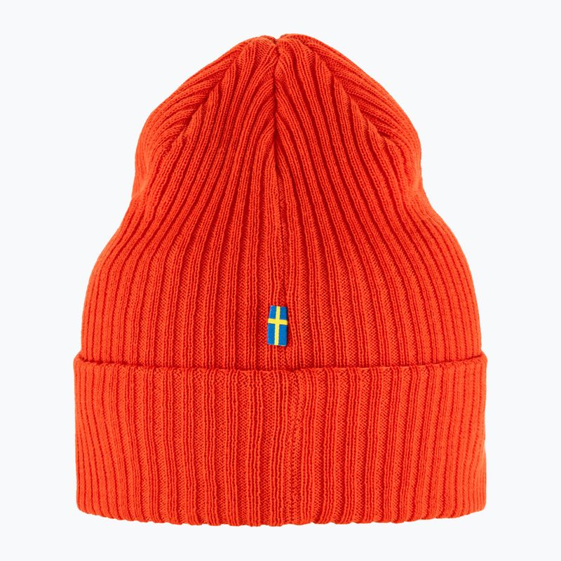 Fjällräven Rib Hat cappello invernale arancione fuoco 3