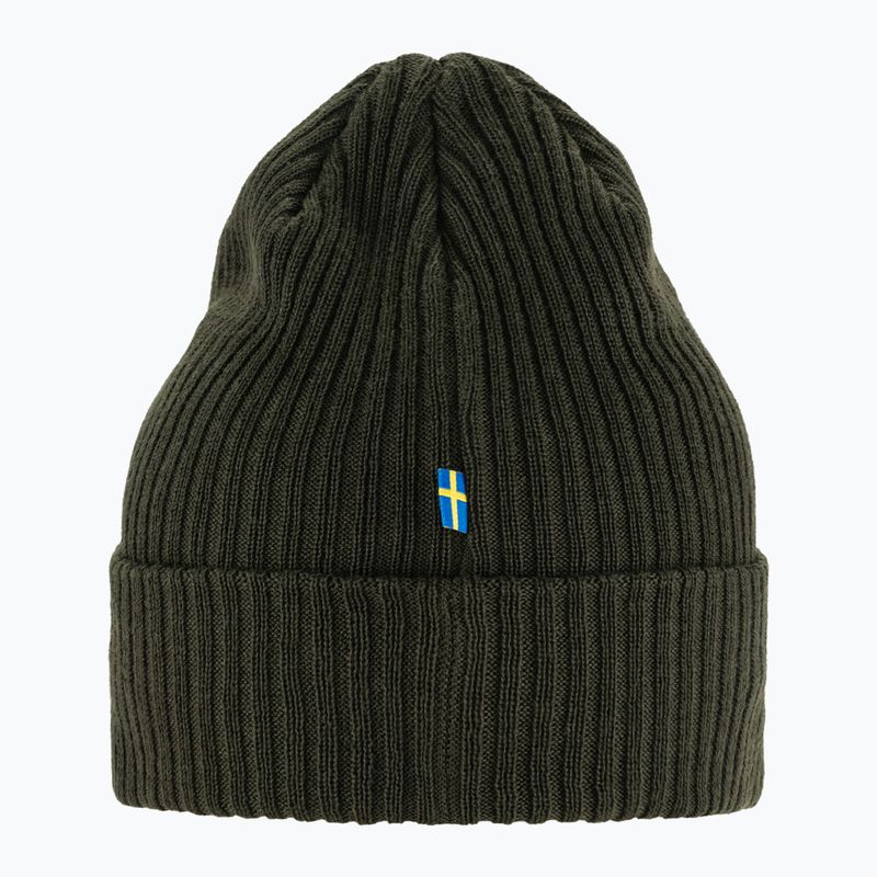 Cappello invernale Fjällräven Rib Hat deep forest 3