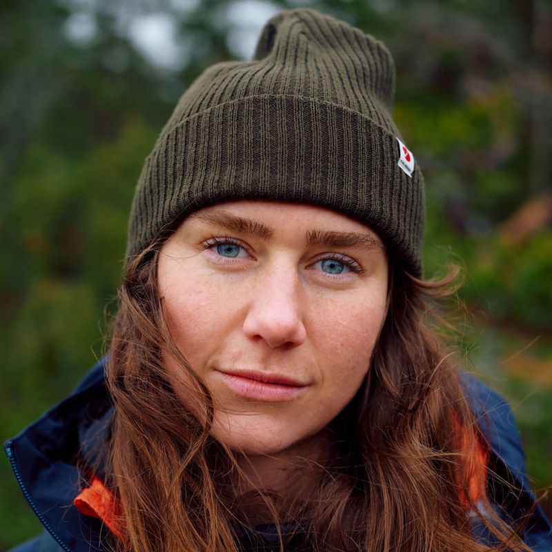 Cappello invernale Fjällräven Rib Hat deep forest 6
