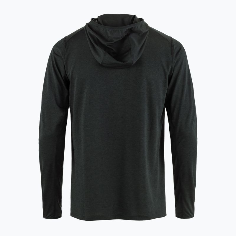 Felpa da trekking da uomo Fjällräven 1960 Abisko Sun Hoodie black 2