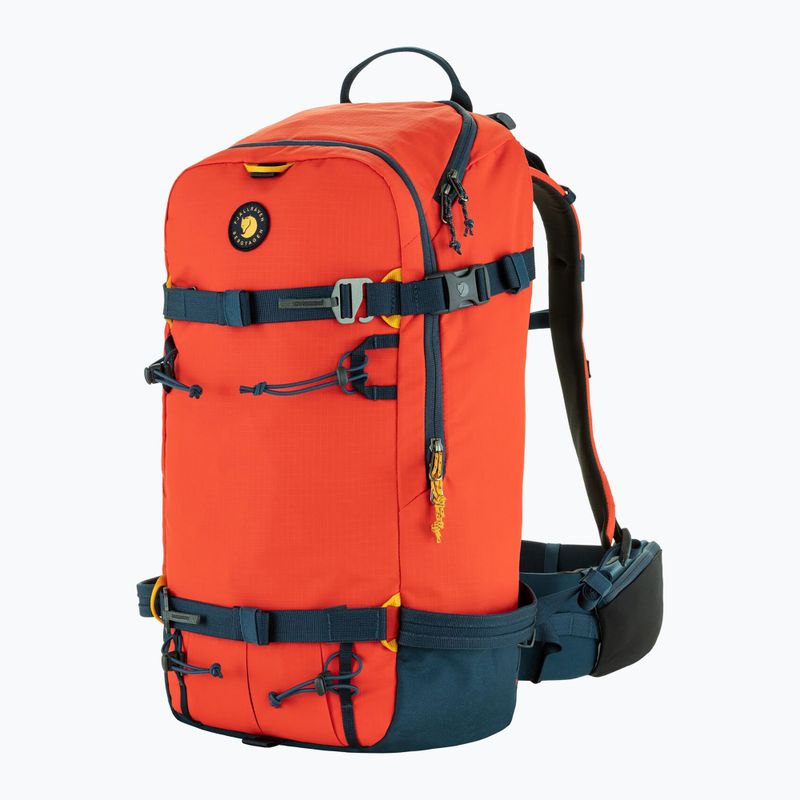 Zaino da trekking Fjällräven Bergtagen Touring 30 l flame orange/mountain blue 2