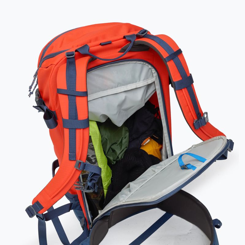 Zaino da trekking Fjällräven Bergtagen Touring 30 l flame orange/mountain blue 12
