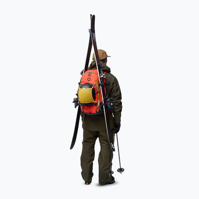 Zaino da trekking Fjällräven Bergtagen Touring 30 l flame orange/mountain blue 16