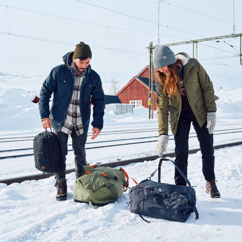 Fjällräven Färden Duffel 80 l nero carbone borsa da viaggio 9