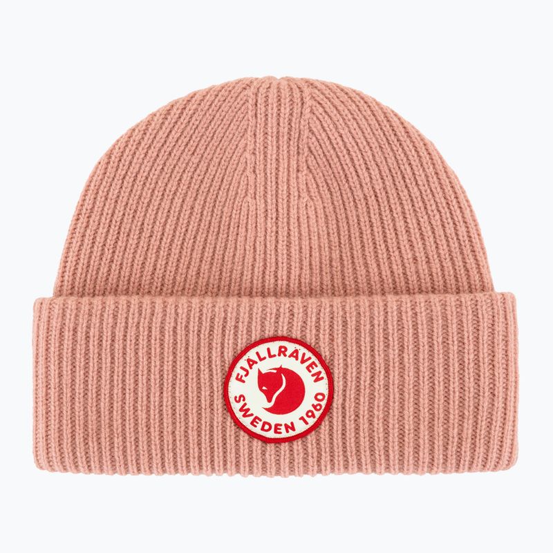 Cappello invernale Fjällräven 1960 Logo Hat rosa polveroso 3