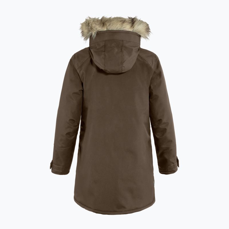 Cappotto imbottito da donna Fjällräven Nuuk Parka dark oak 2