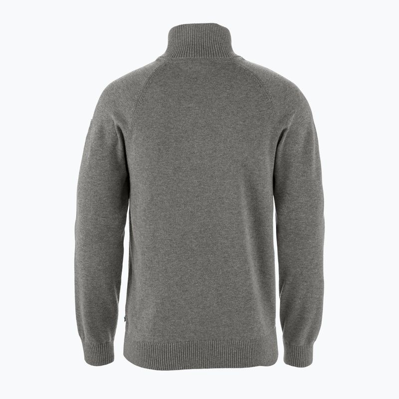 Felpa da trekking uomo Fjällräven Övik Lite Half Zip grey 2