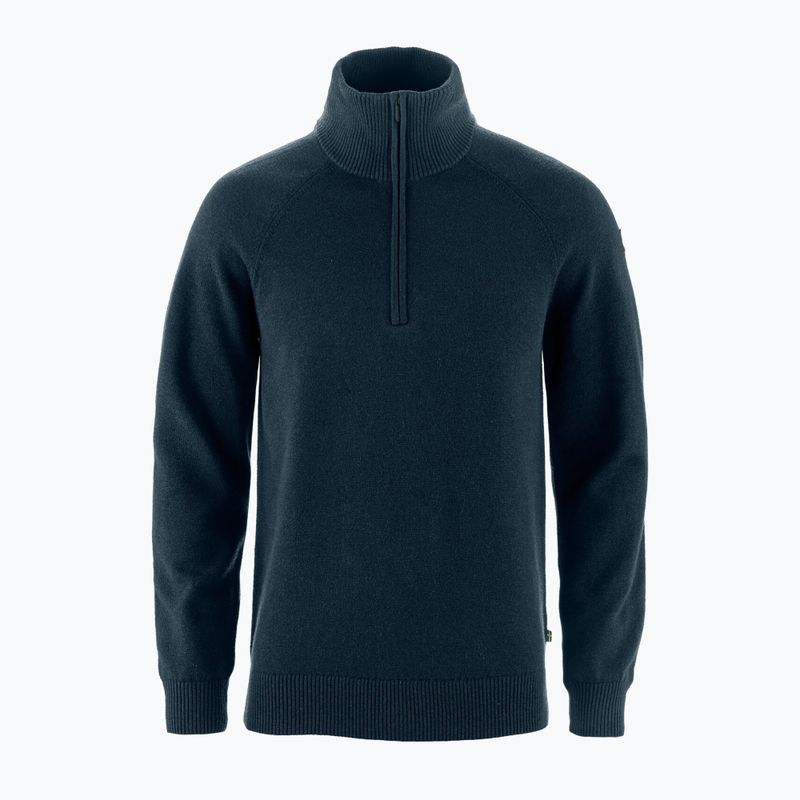 Felpa da trekking uomo Fjällräven Övik Lite Half Zip dark navy 5