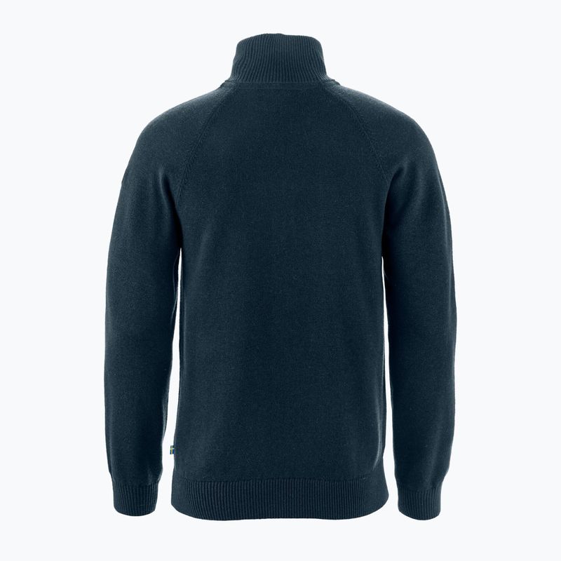 Felpa da trekking uomo Fjällräven Övik Lite Half Zip dark navy 6