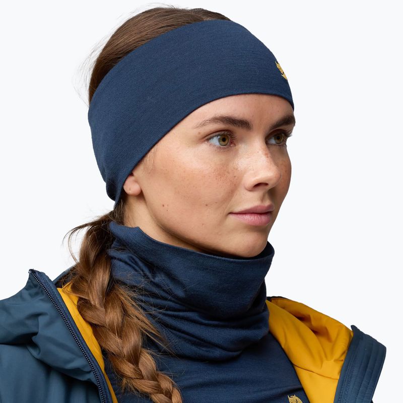 Fascia per la testa Fjällräven Bergtagen Merino mountain blue 5