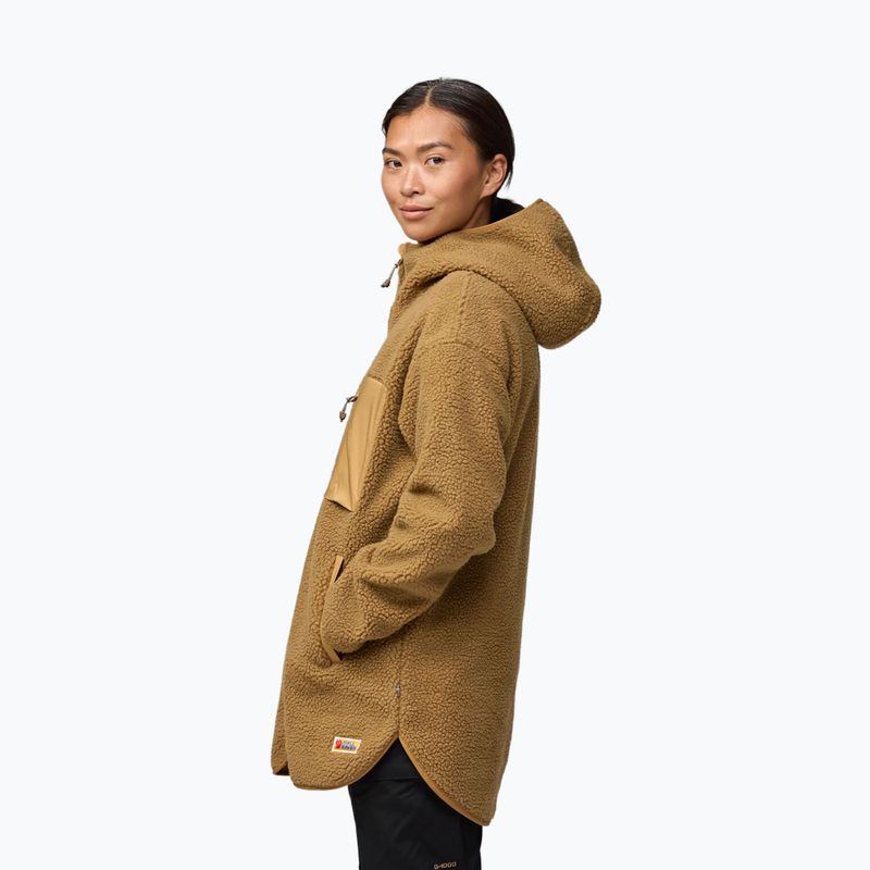 Pile donna Fjällräven Vardag Pile Fleece Long buckwheat brown 5