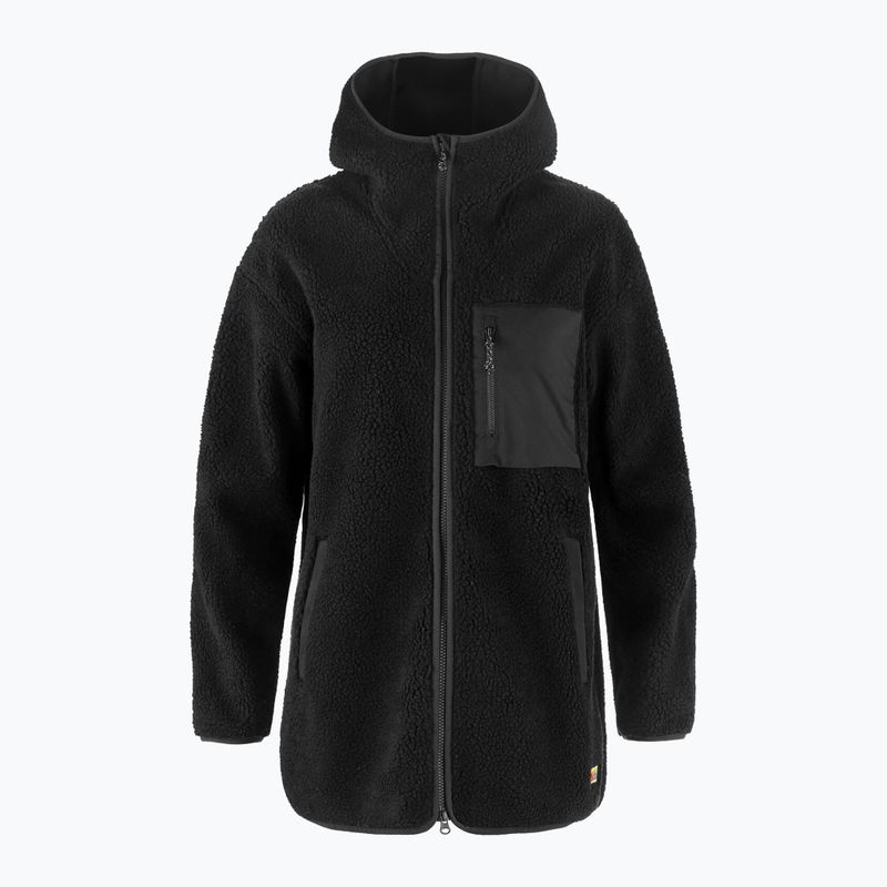 Felpa donna Fjällräven Vardag Pile Fleece Long black 5
