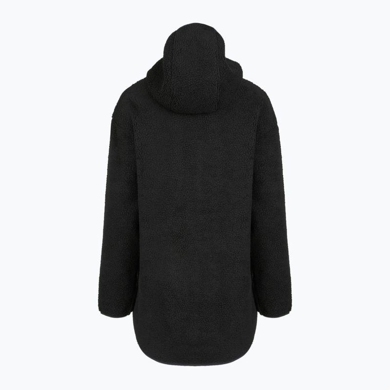 Felpa donna Fjällräven Vardag Pile Fleece Long black 2