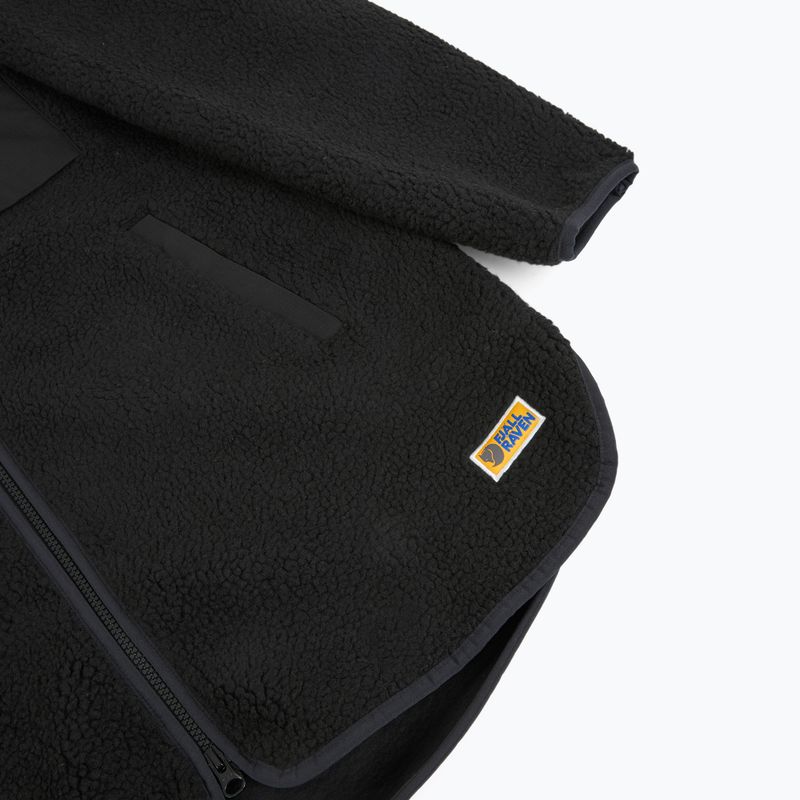 Felpa donna Fjällräven Vardag Pile Fleece Long black 4