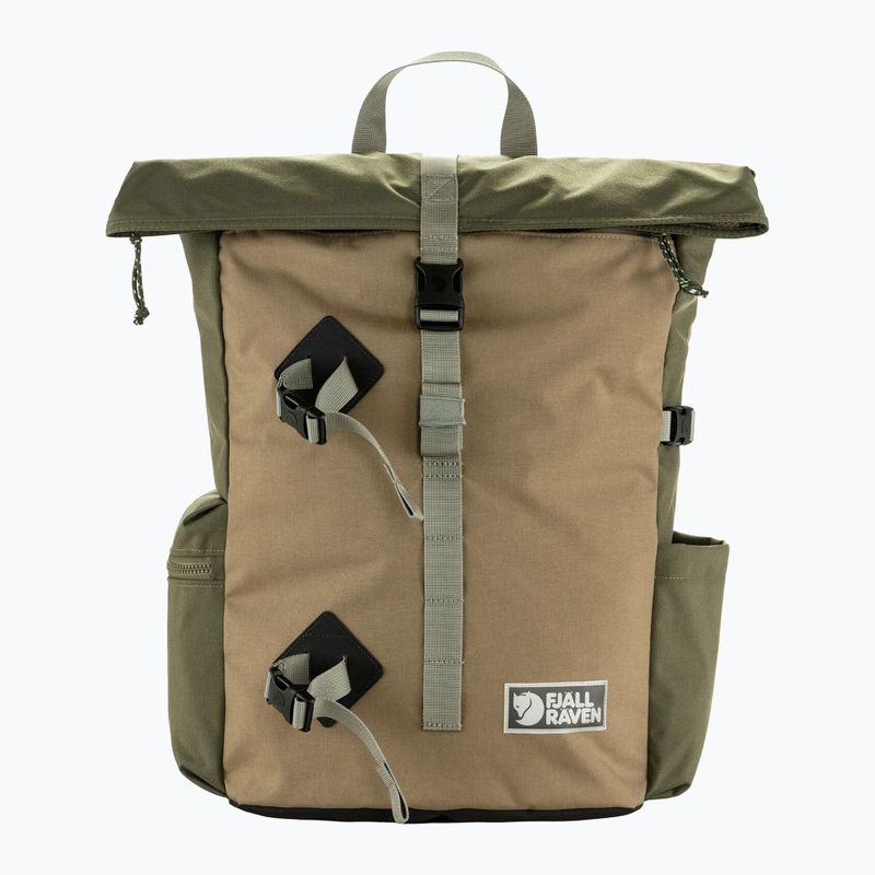 Zaino urbano Fjällräven Vardag Foldsack 25 l green/clay
