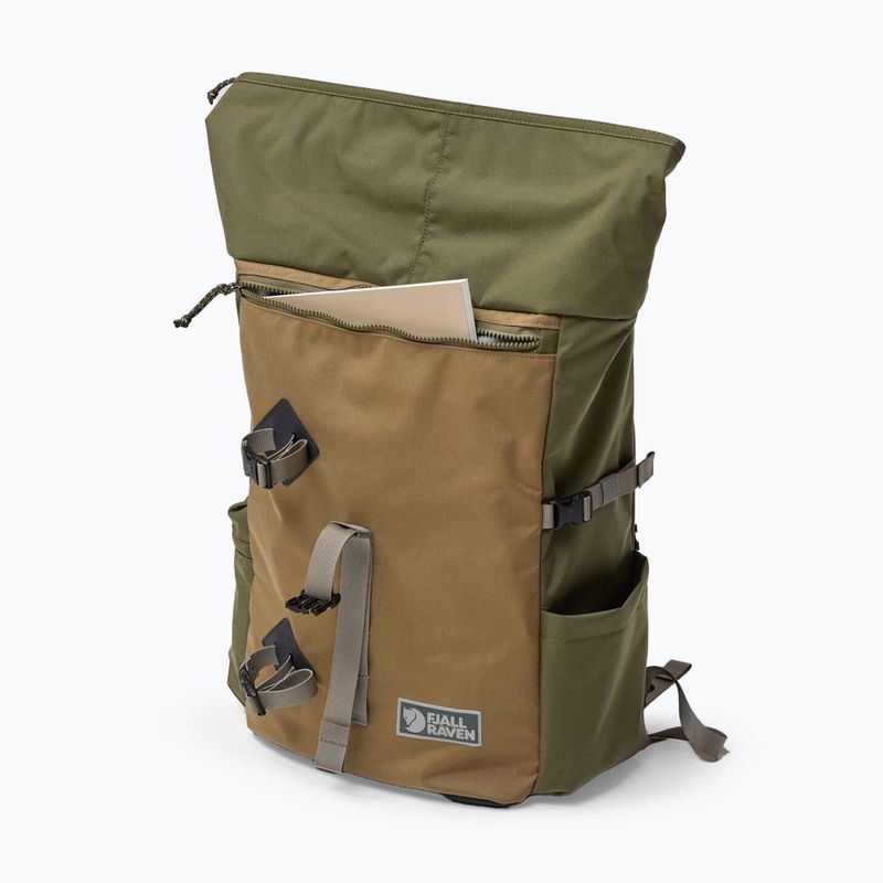 Zaino urbano Fjällräven Vardag Foldsack 25 l green/clay 4