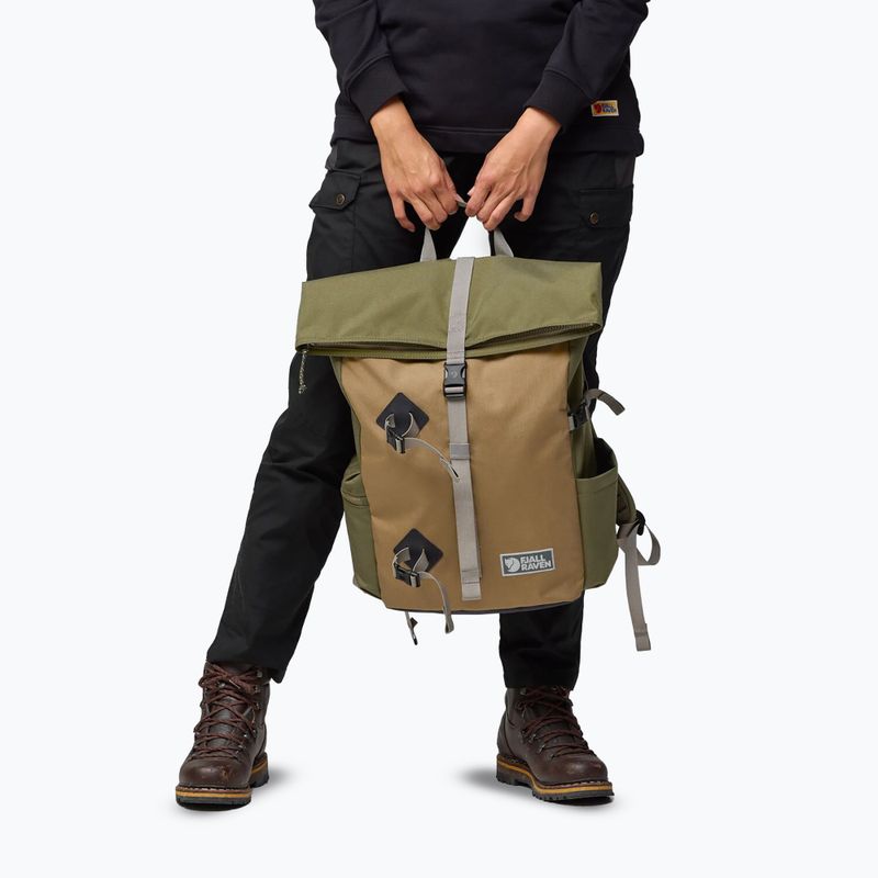 Zaino urbano Fjällräven Vardag Foldsack 25 l green/clay 8